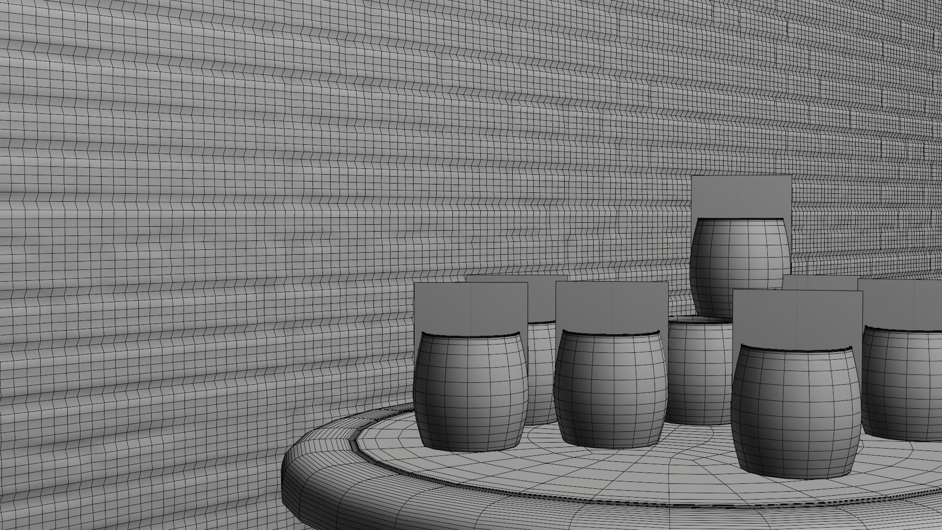 3D Candle Chandelier Free 3D model_7