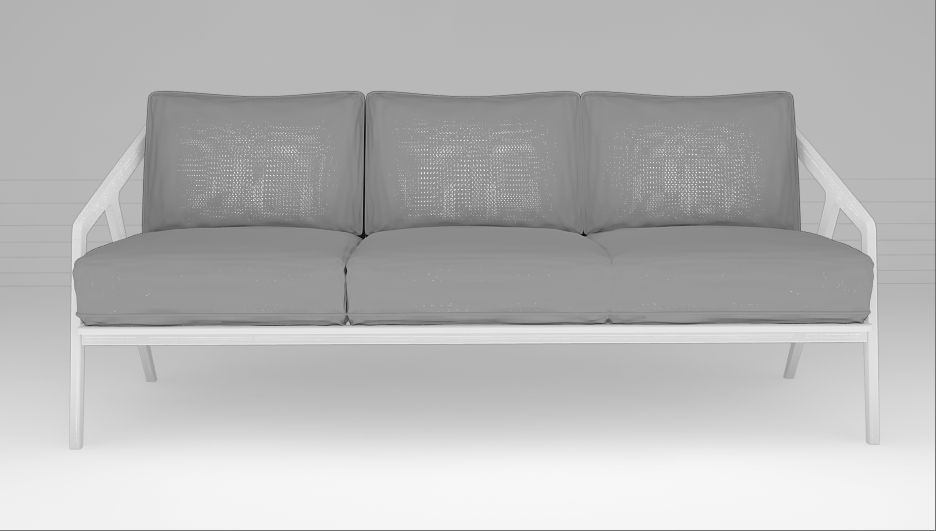 Sofa Design Katakana 3D model_4