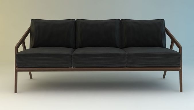 Sofa Design Katakana 3D model