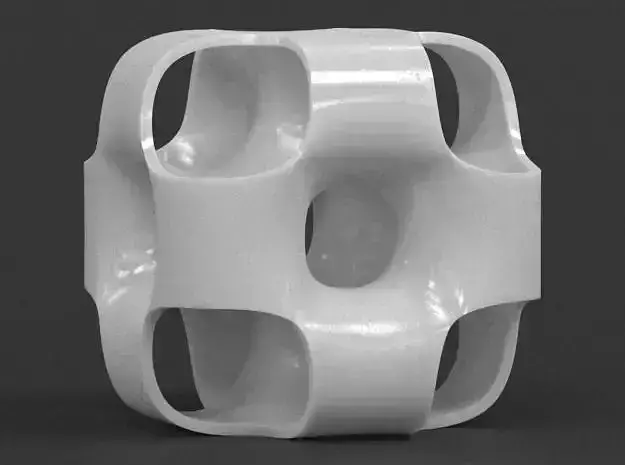 Ported Cube Sculpture