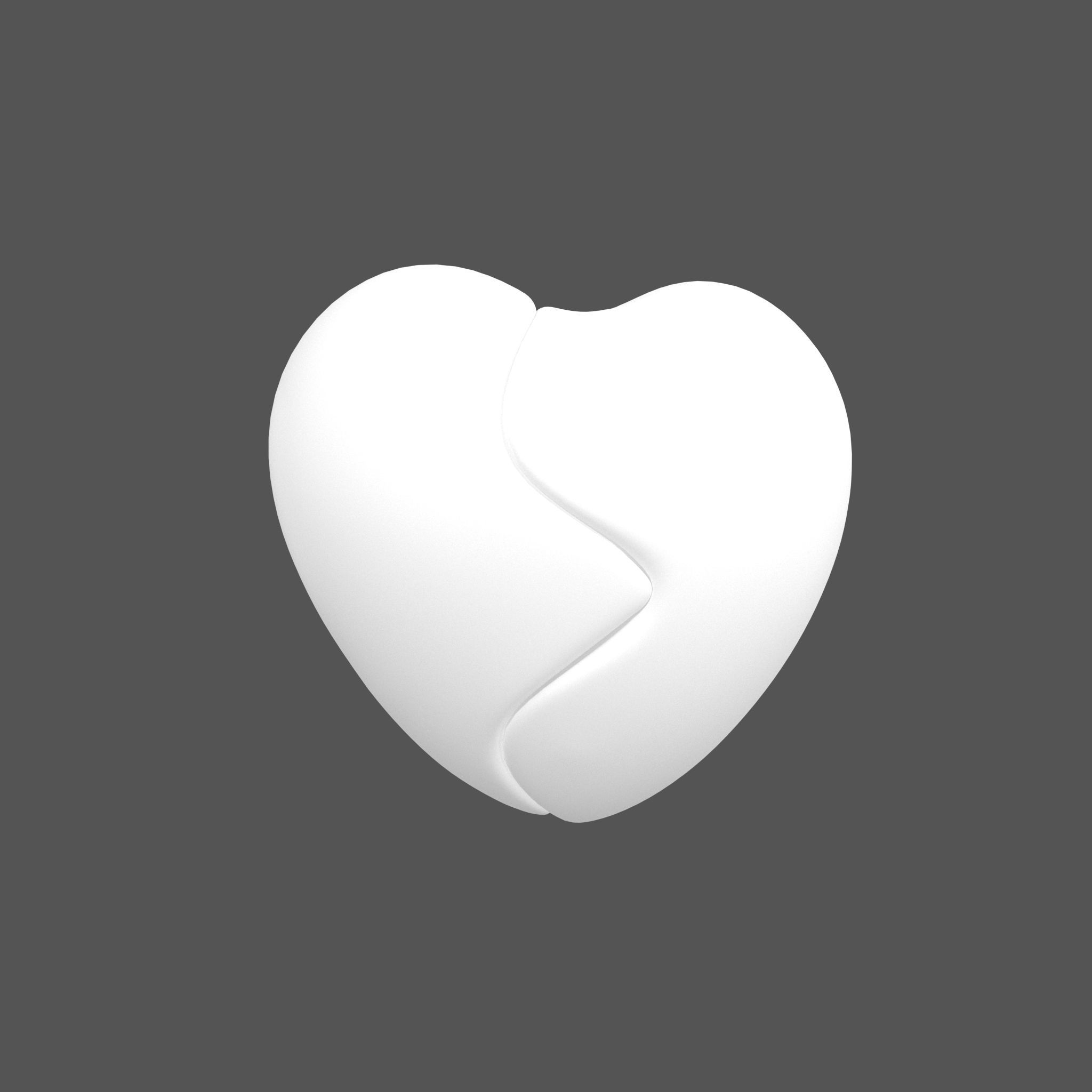 Broken Heart Pack 01 Low-poly 3D model_12