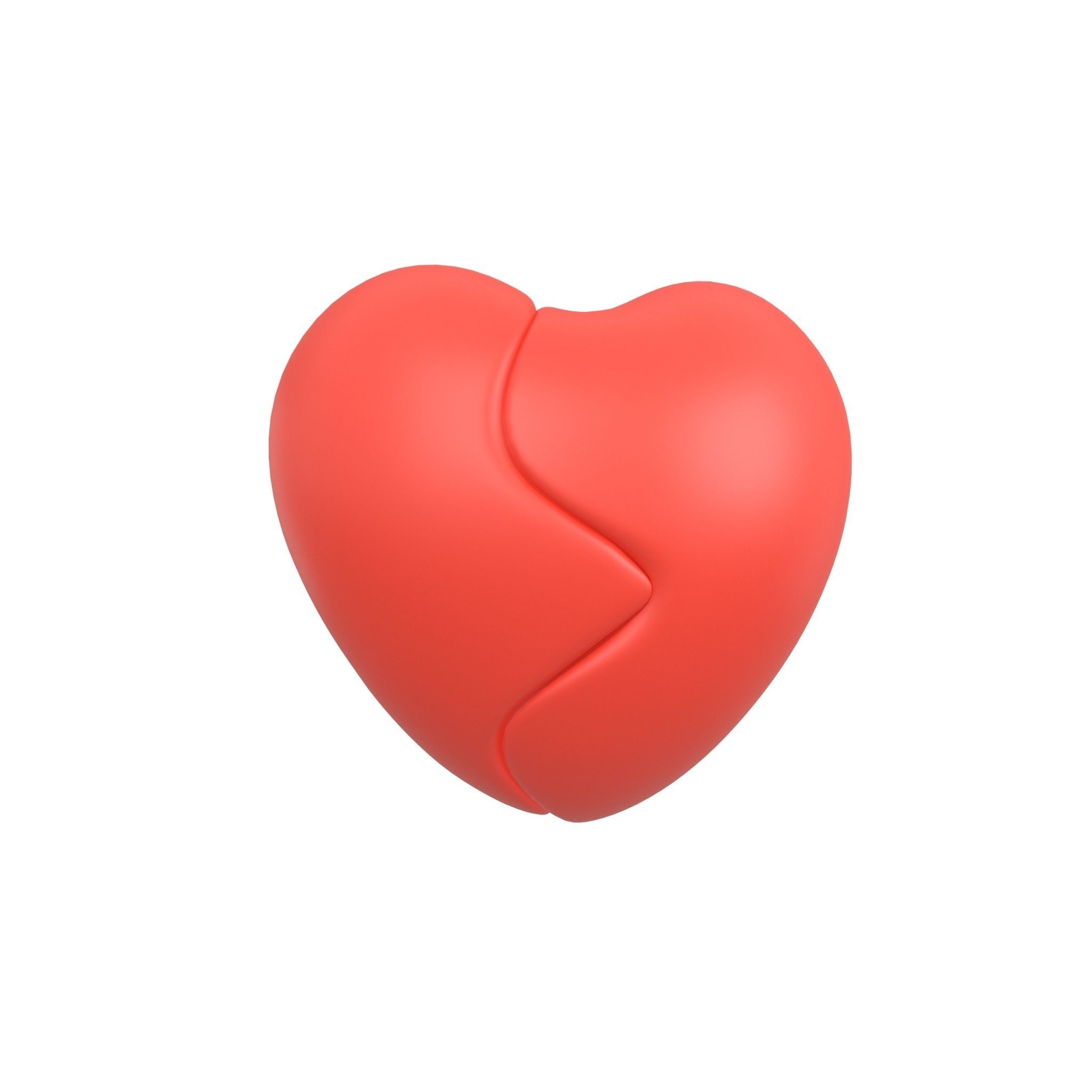 Broken Heart Pack 01 Low-poly 3D model_1