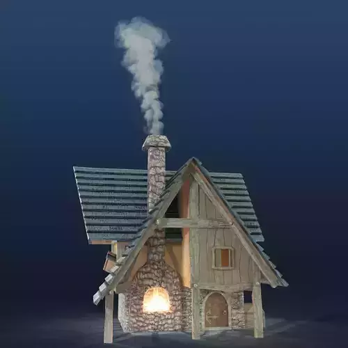 Cartoon House Blacksmith