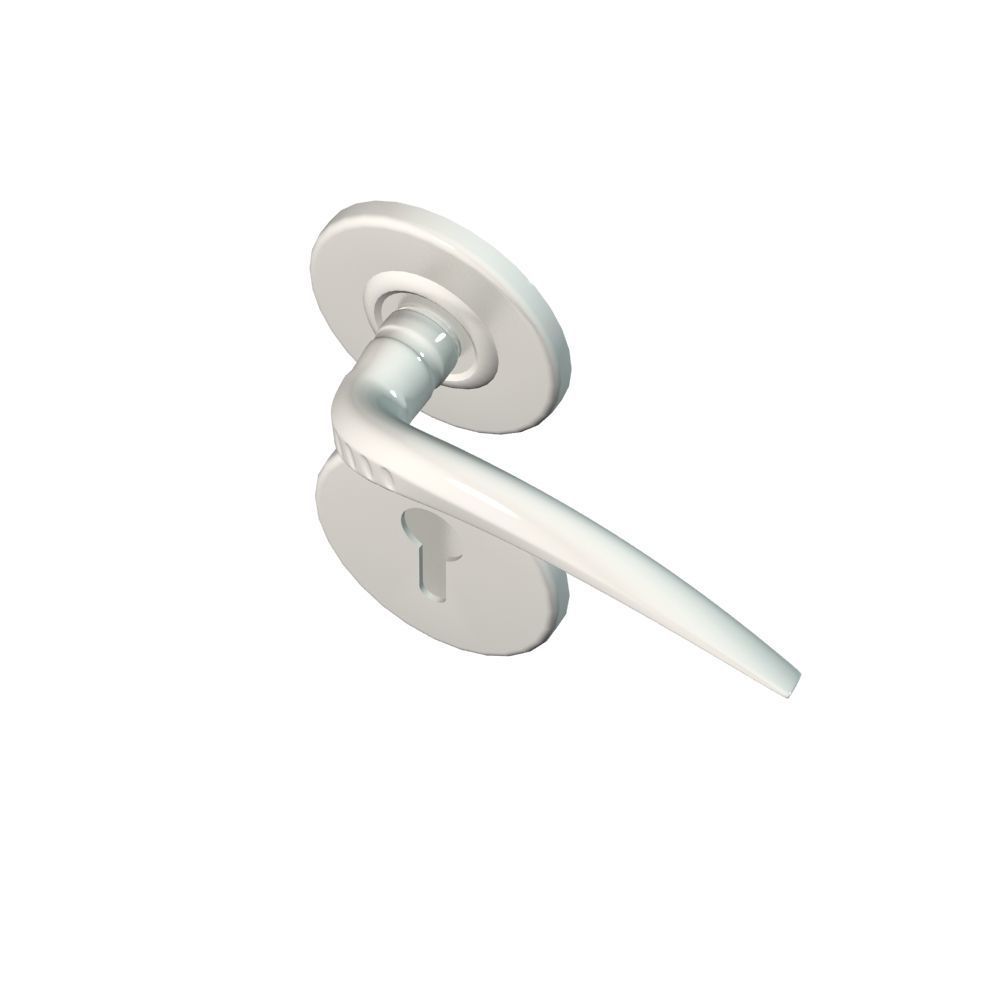 Door Handle 02 3D model_7