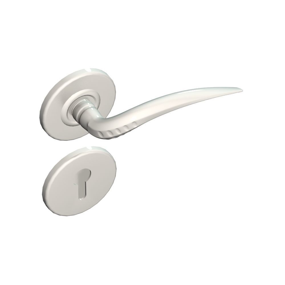 Door Handle 02 3D model_6