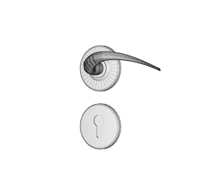 Door Handle 02 3D model_13