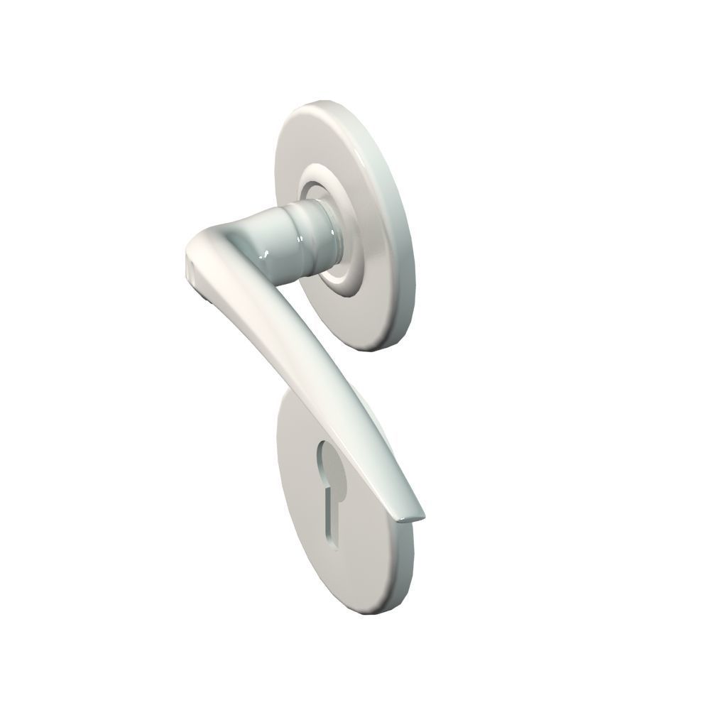 Door Handle 02 3D model_3