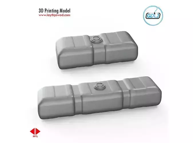 Vehicle Fuel Tank 3D print model