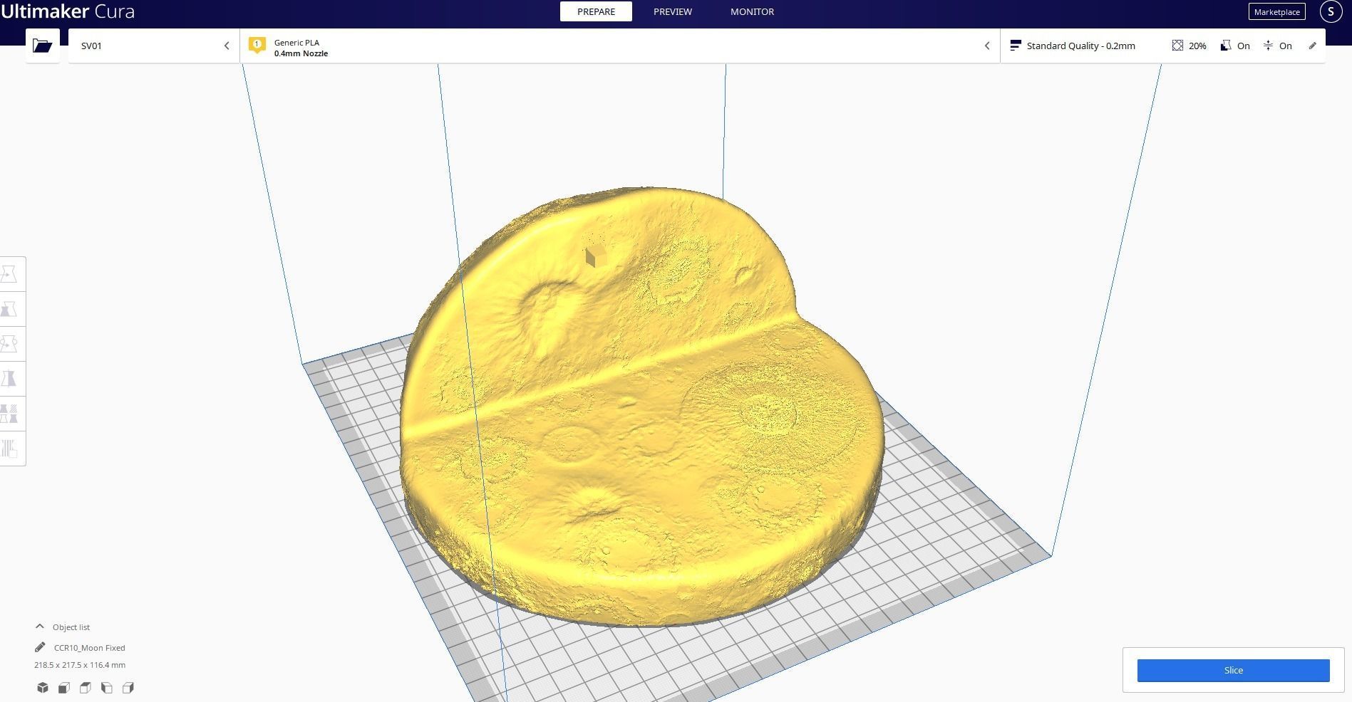 CUTE CHIBI SPACEMAN ON EDGE OF MOON 3D PRINT MODEL 3D print model_12