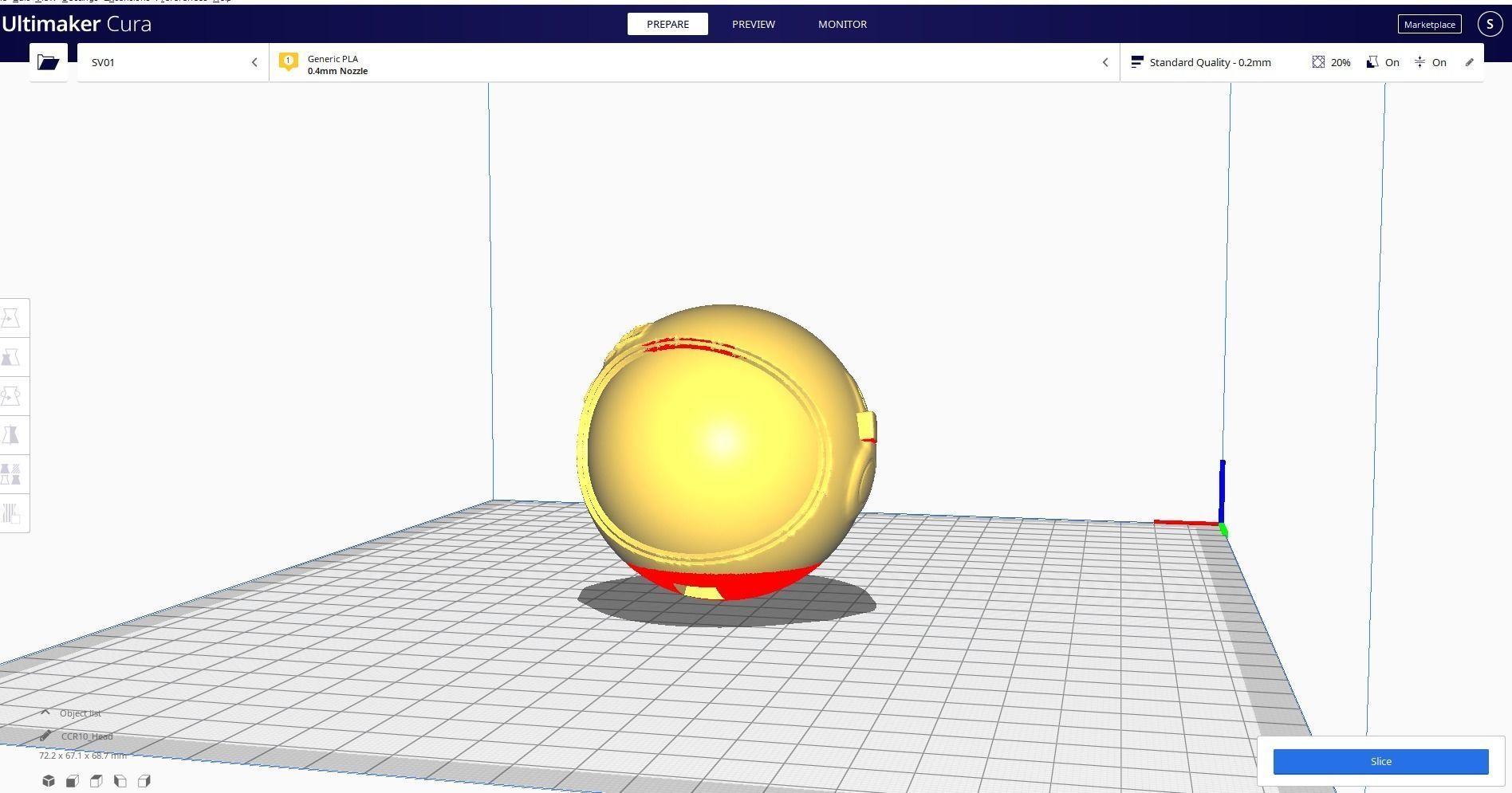 CUTE CHIBI SPACEMAN ON EDGE OF MOON 3D PRINT MODEL 3D print model_13