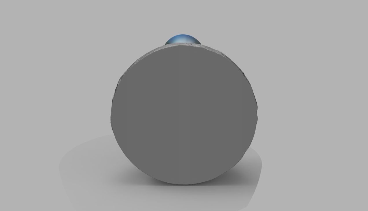 CUTE CHIBI SPACEMAN ON EDGE OF MOON 3D PRINT MODEL 3D print model_48