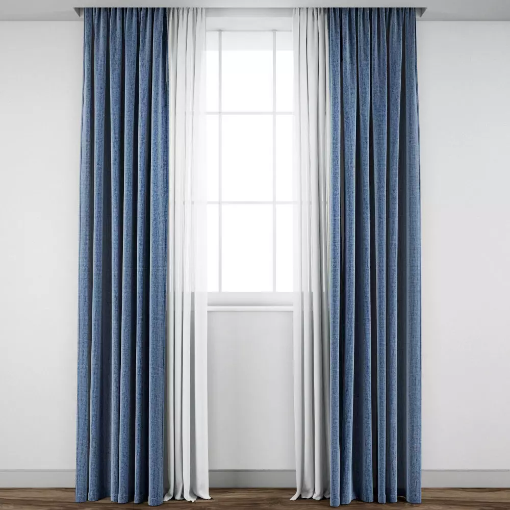 Curtain 106 3D model_0