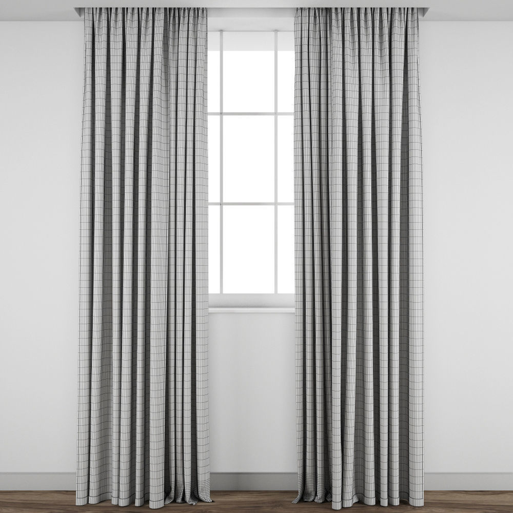 Curtain 106 3D model_2