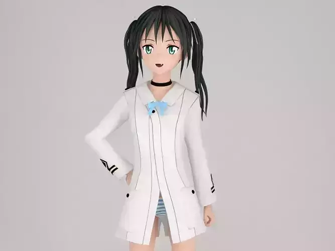 Francesca Lucchini anime girl pose 01