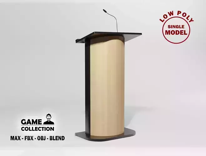 Podium 6 wooden with base