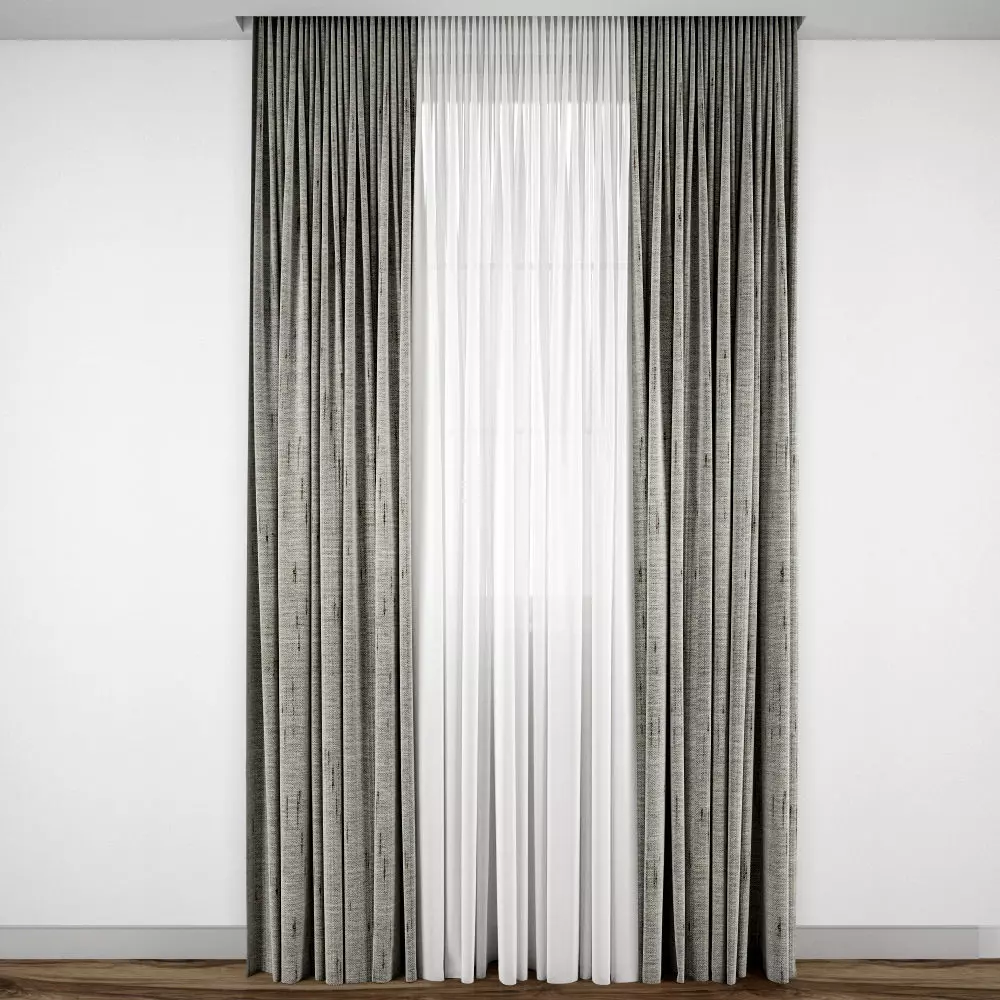 Curtain 108 3D model_0