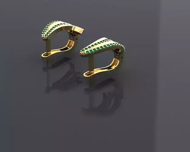 Y72- Diamond earring