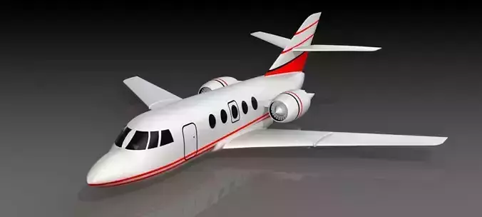 Airplane Dassalut Falcon 20