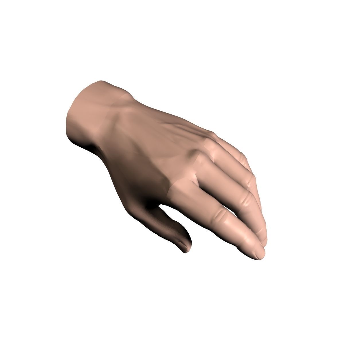hand man 3D model_1