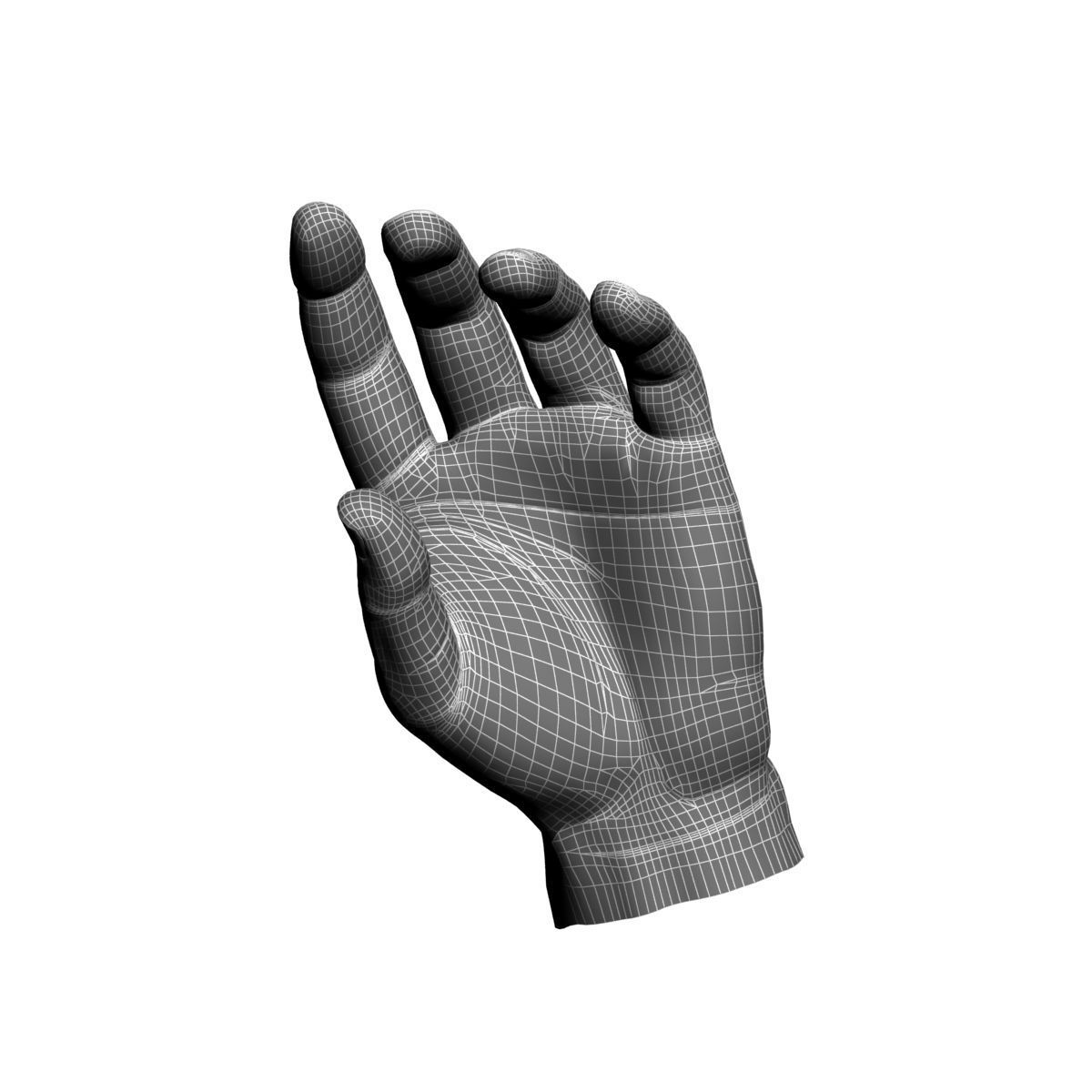 hand man 3D model_6