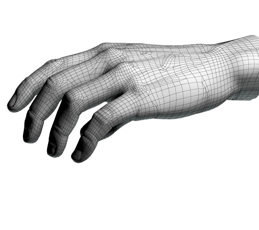 hand man 3D model_40