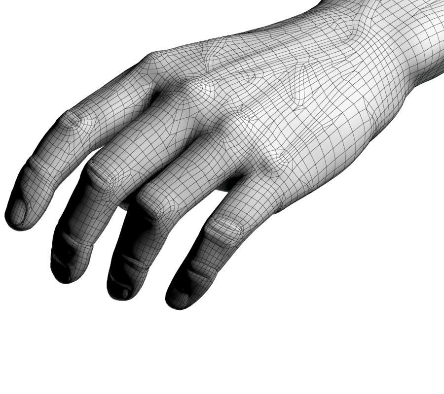 hand man 3D model_14
