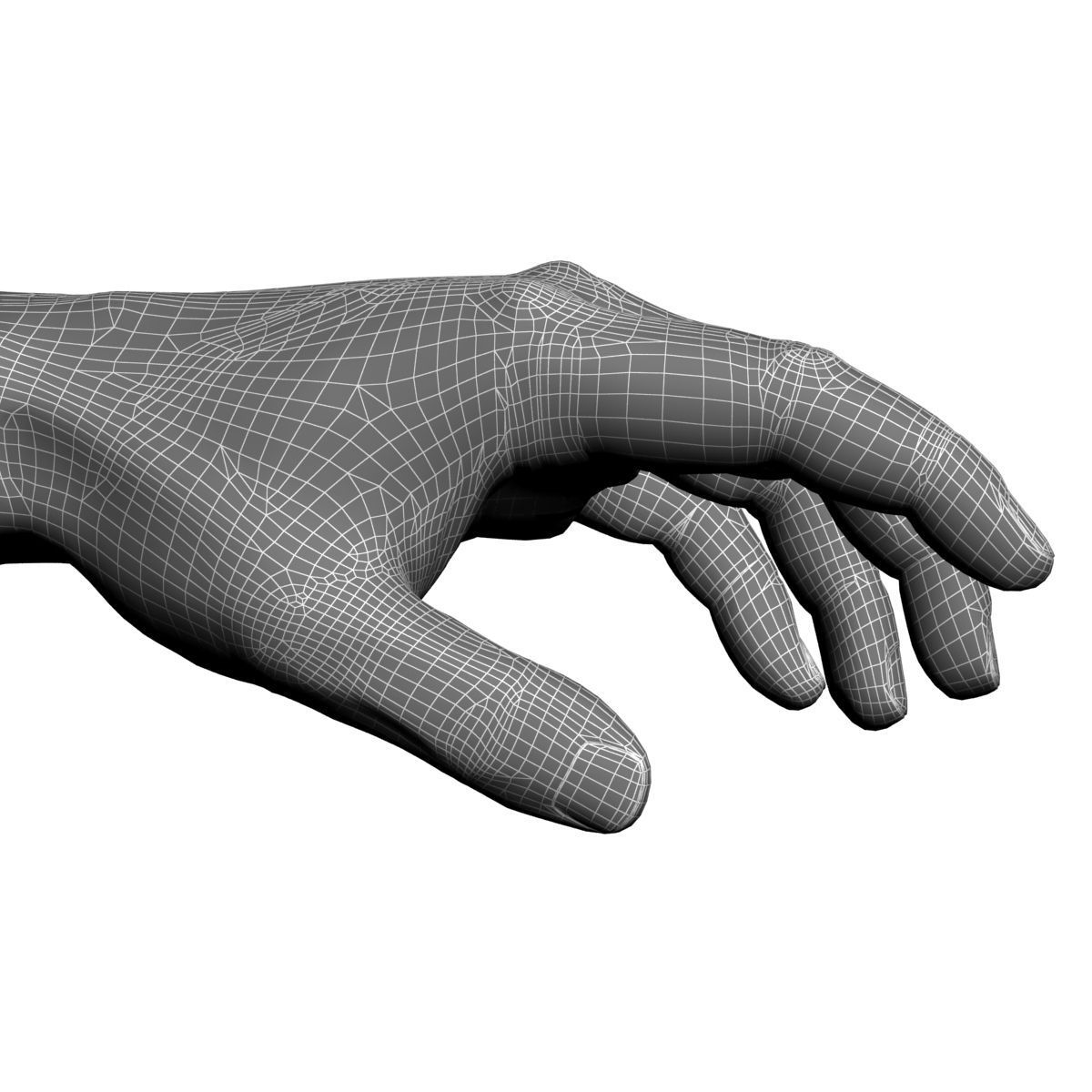 hand man 3D model_7