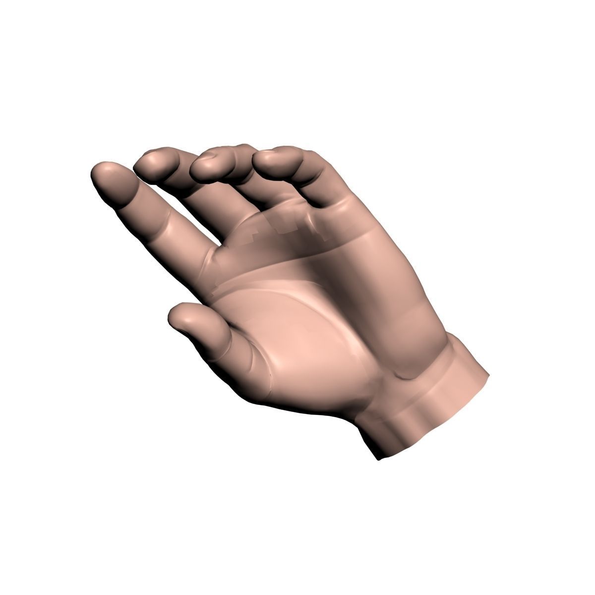 hand man 3D model_4