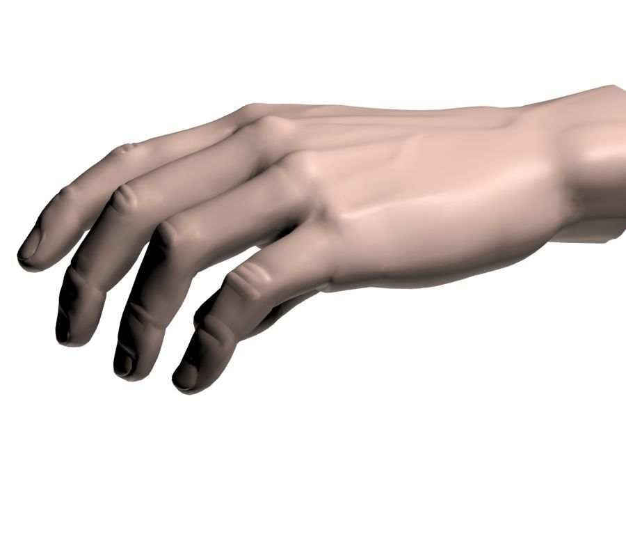 hand man 3D model_11