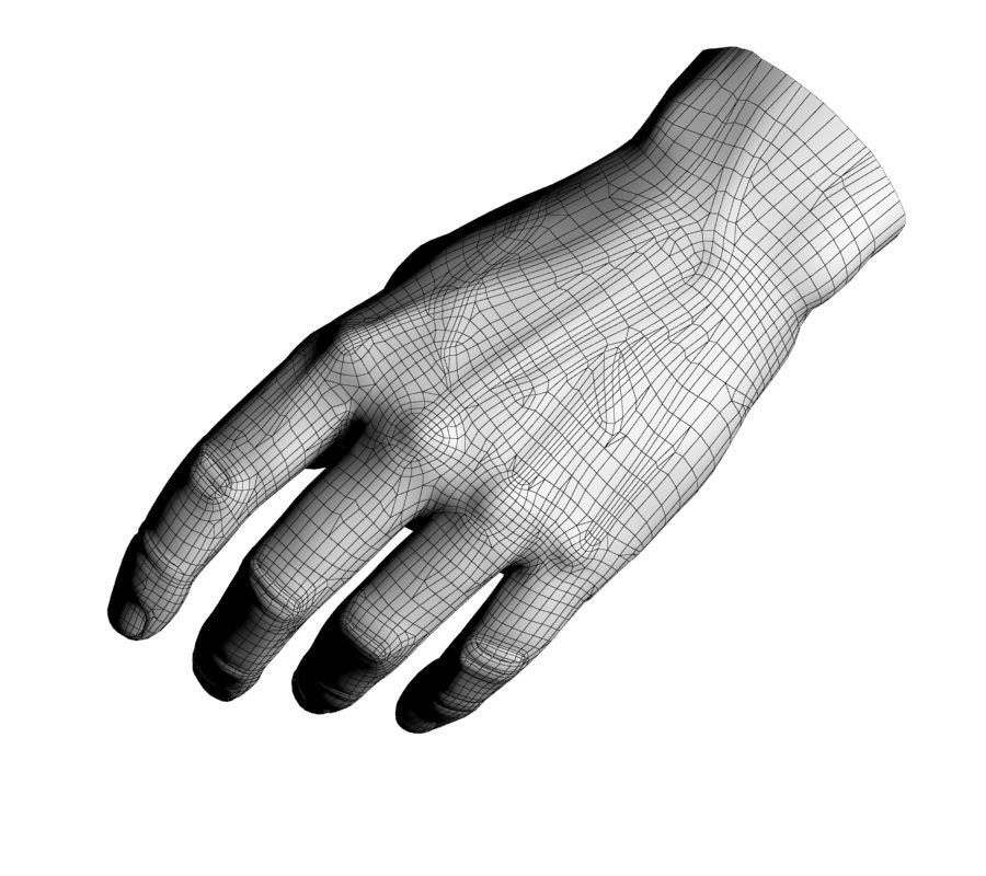 hand man 3D model_36