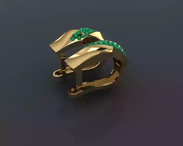 Y76- Diamond earring