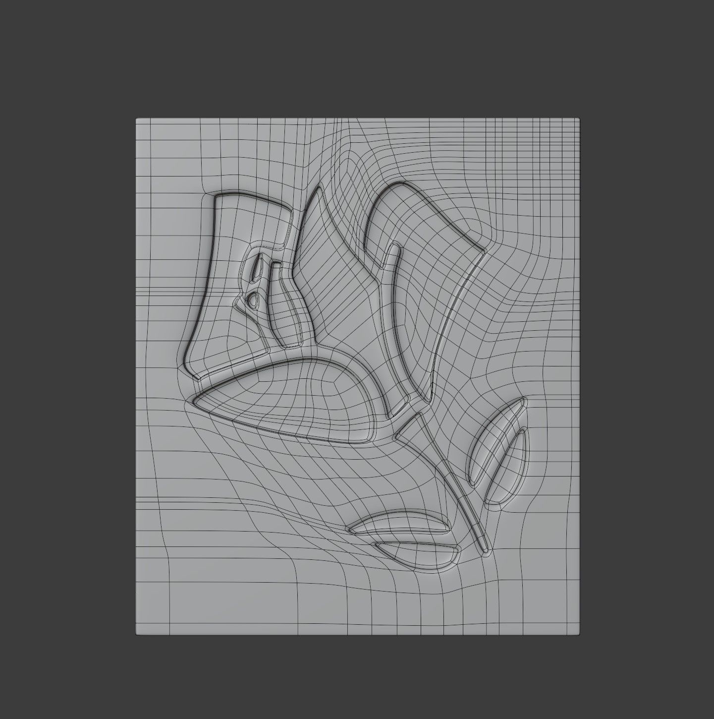 Lancome Logo 3D model_15