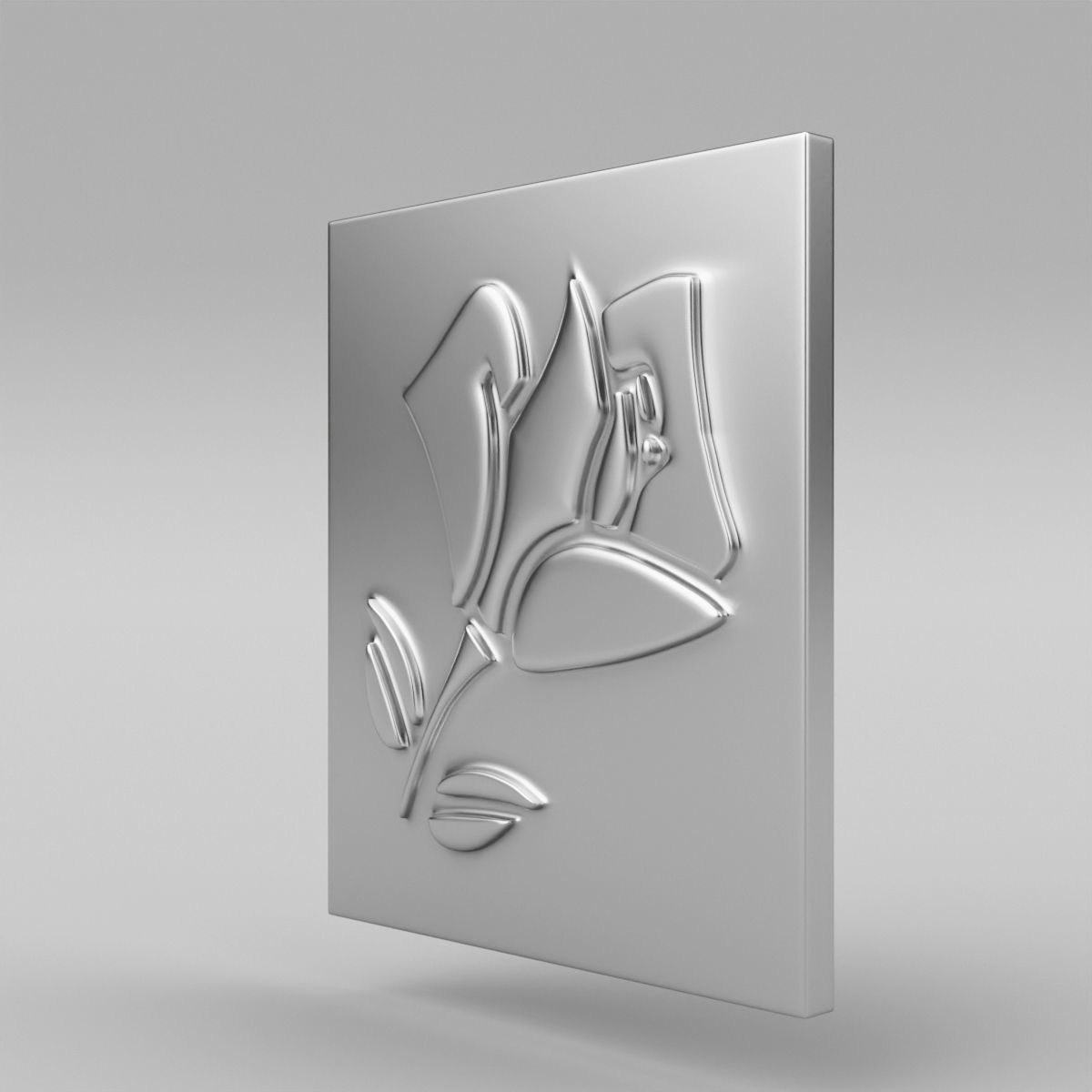 Lancome Logo 3D model_4