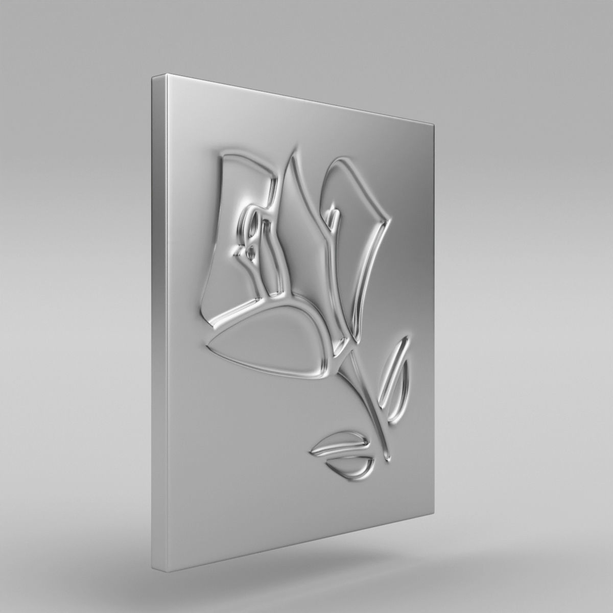 Lancome Logo 3D model_6