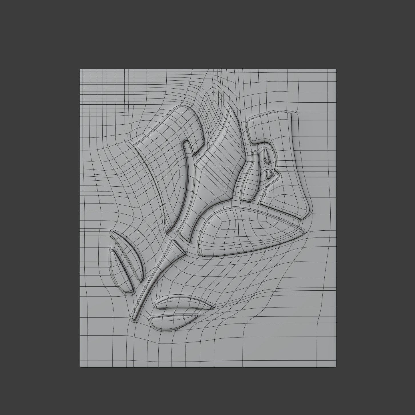 Lancome Logo 3D model_11