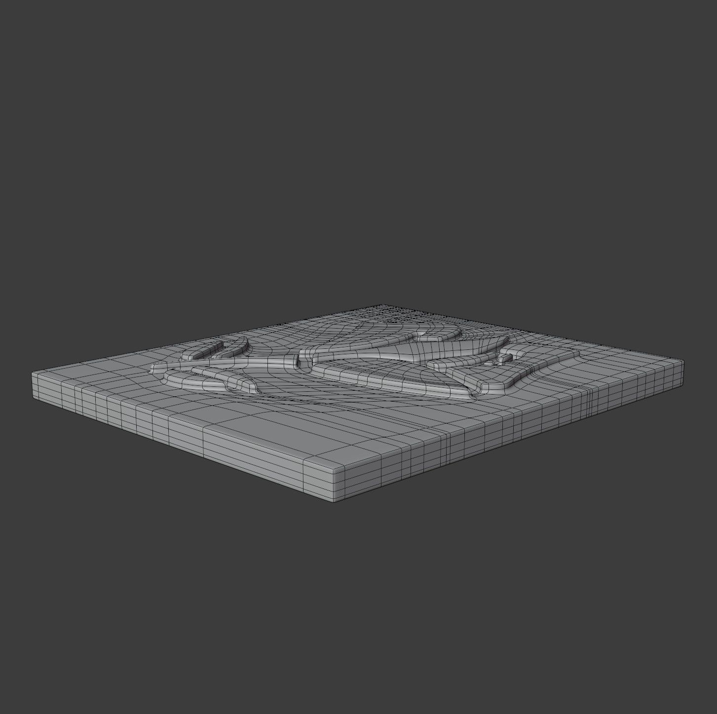 Lancome Logo 3D model_9