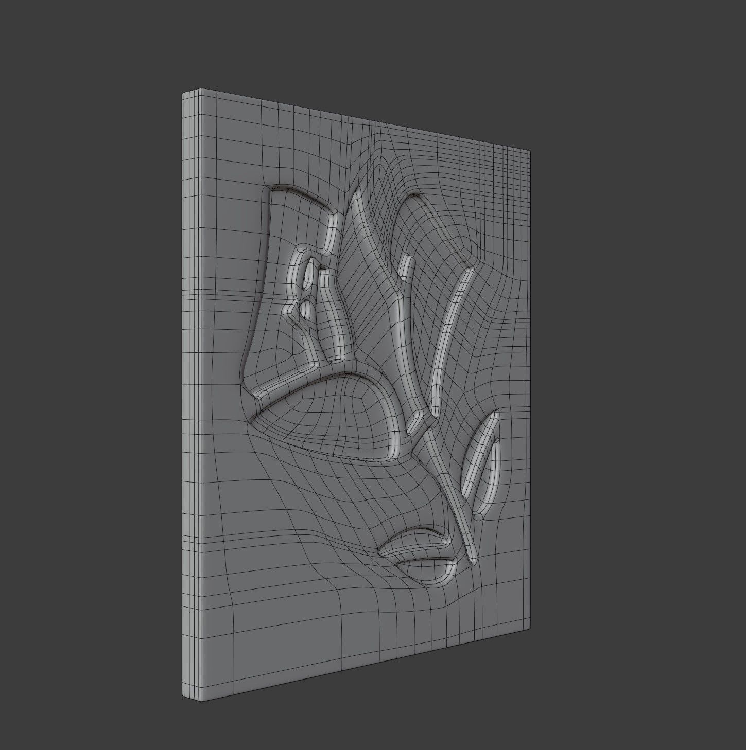 Lancome Logo 3D model_14