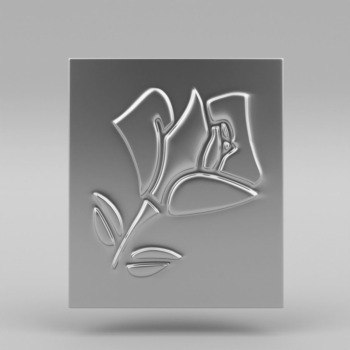 Lancome Logo 3D model_3