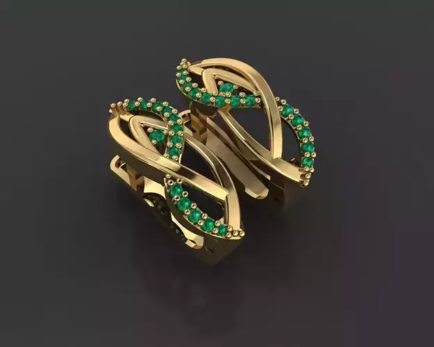 Y81- Diamond earring 