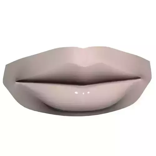Woman Lips 001 3D model