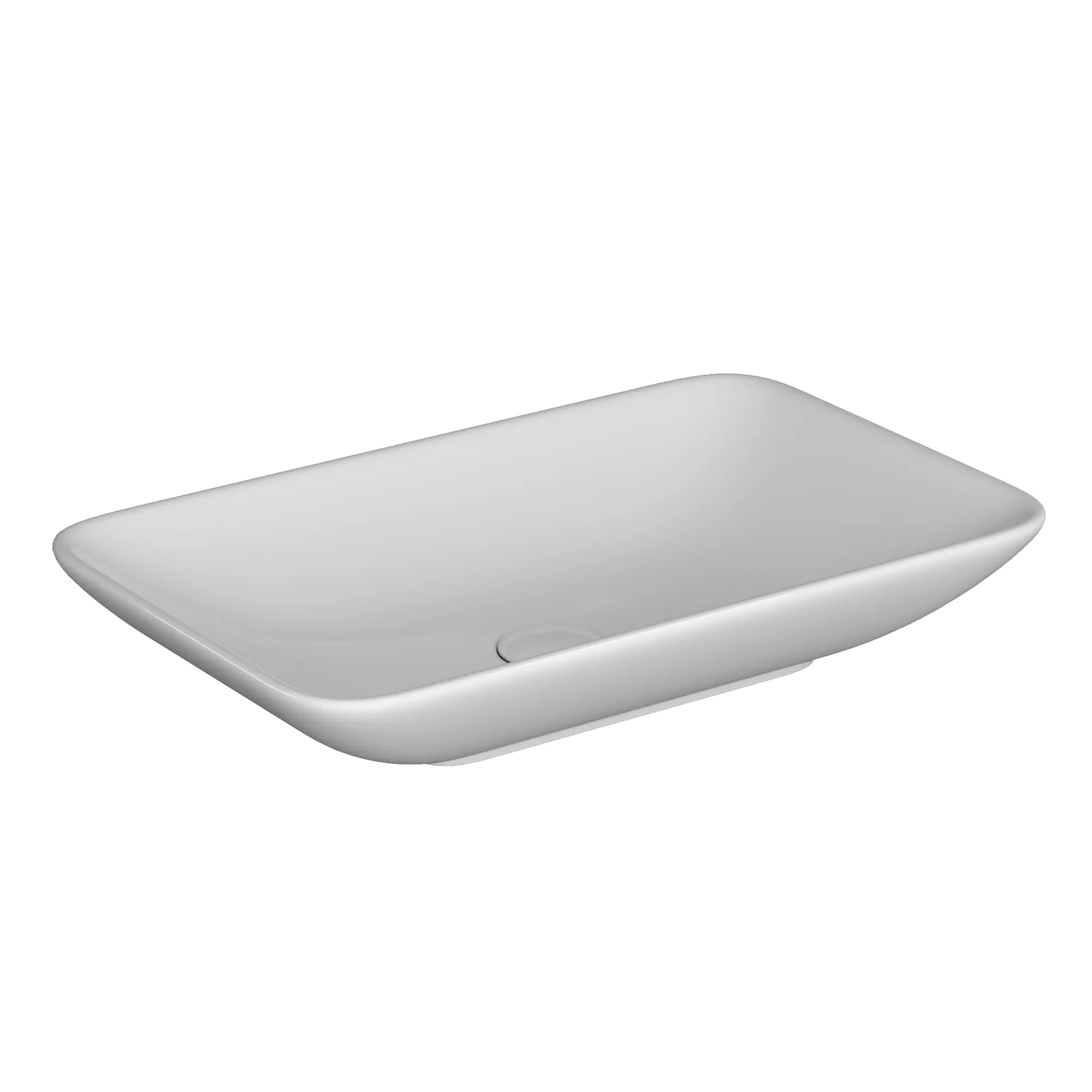 TableTop WashBasin in rounded rectangle shape Modeled in 3ds max 3D model_0