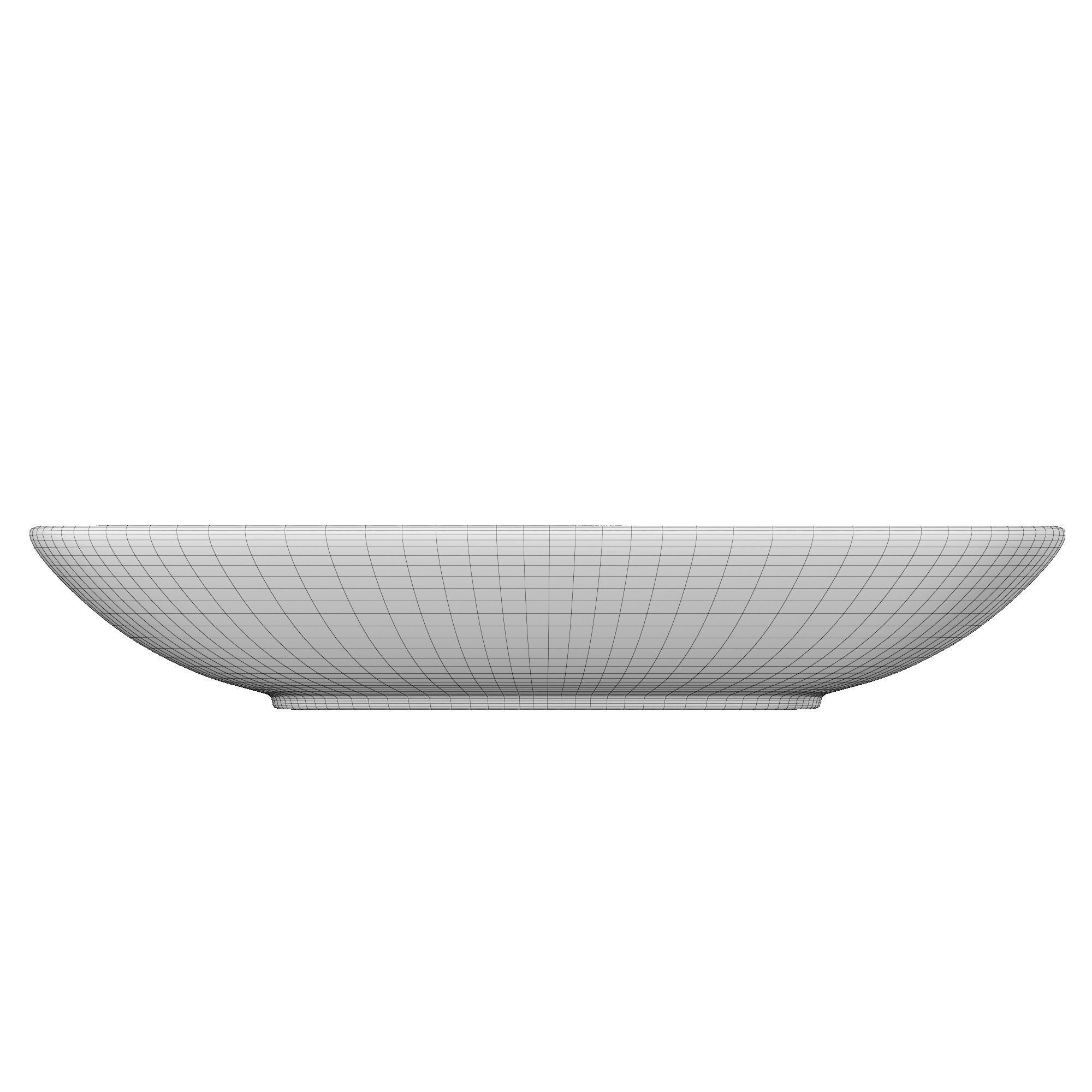 TableTop WashBasin in rounded rectangle shape Modeled in 3ds max 3D model_10