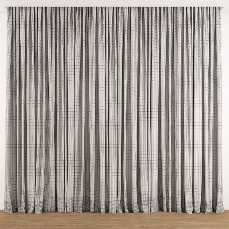 Curtain 115 3D model_2