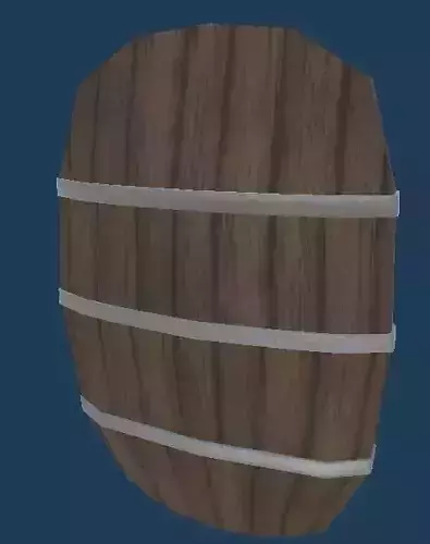 Shield wooden barrel