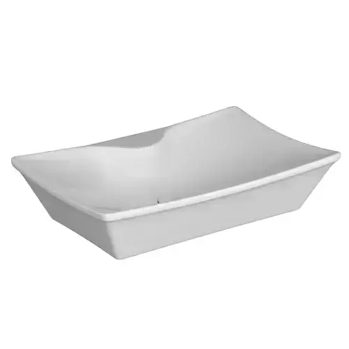 TableTop WashBasin in rectangle shape  Modeled in 3ds max