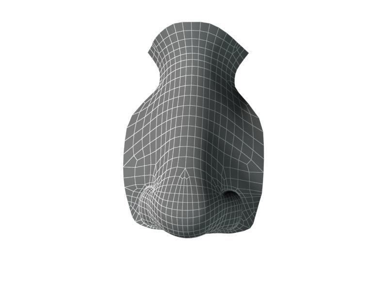 Woman Nose 01 3D model_28