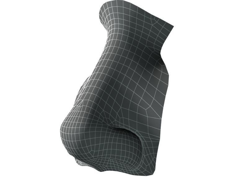 Woman Nose 01 3D model_25