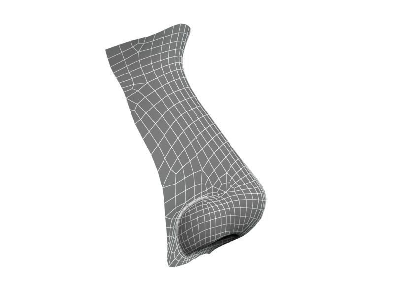 Woman Nose 01 3D model_18