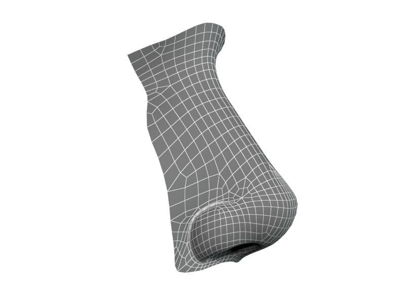 Woman Nose 01 3D model_20