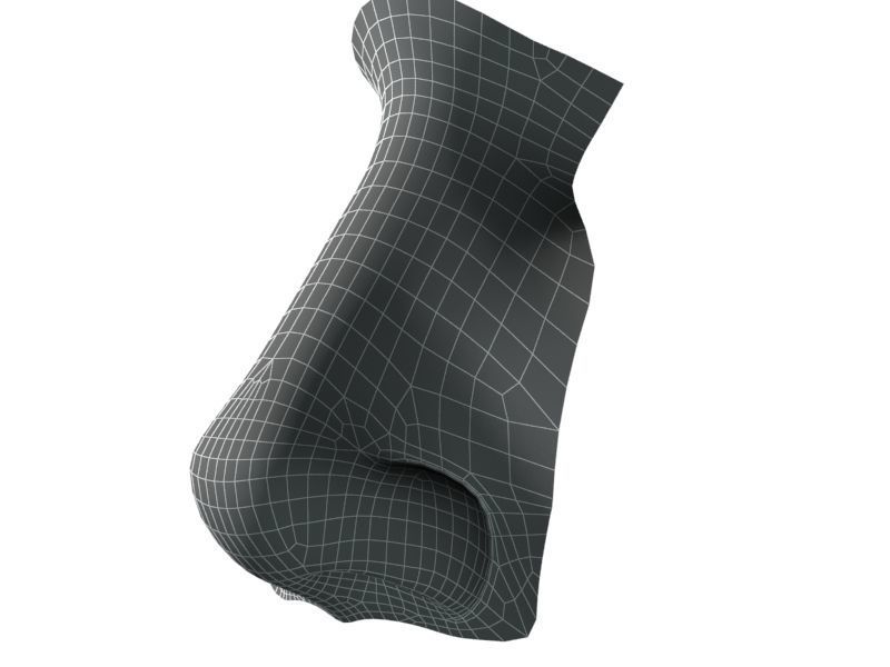Woman Nose 01 3D model_26